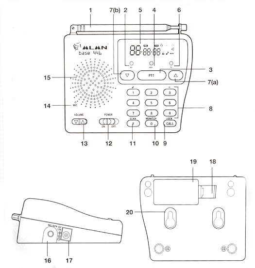 Emetteur-recepteur : base alan 446